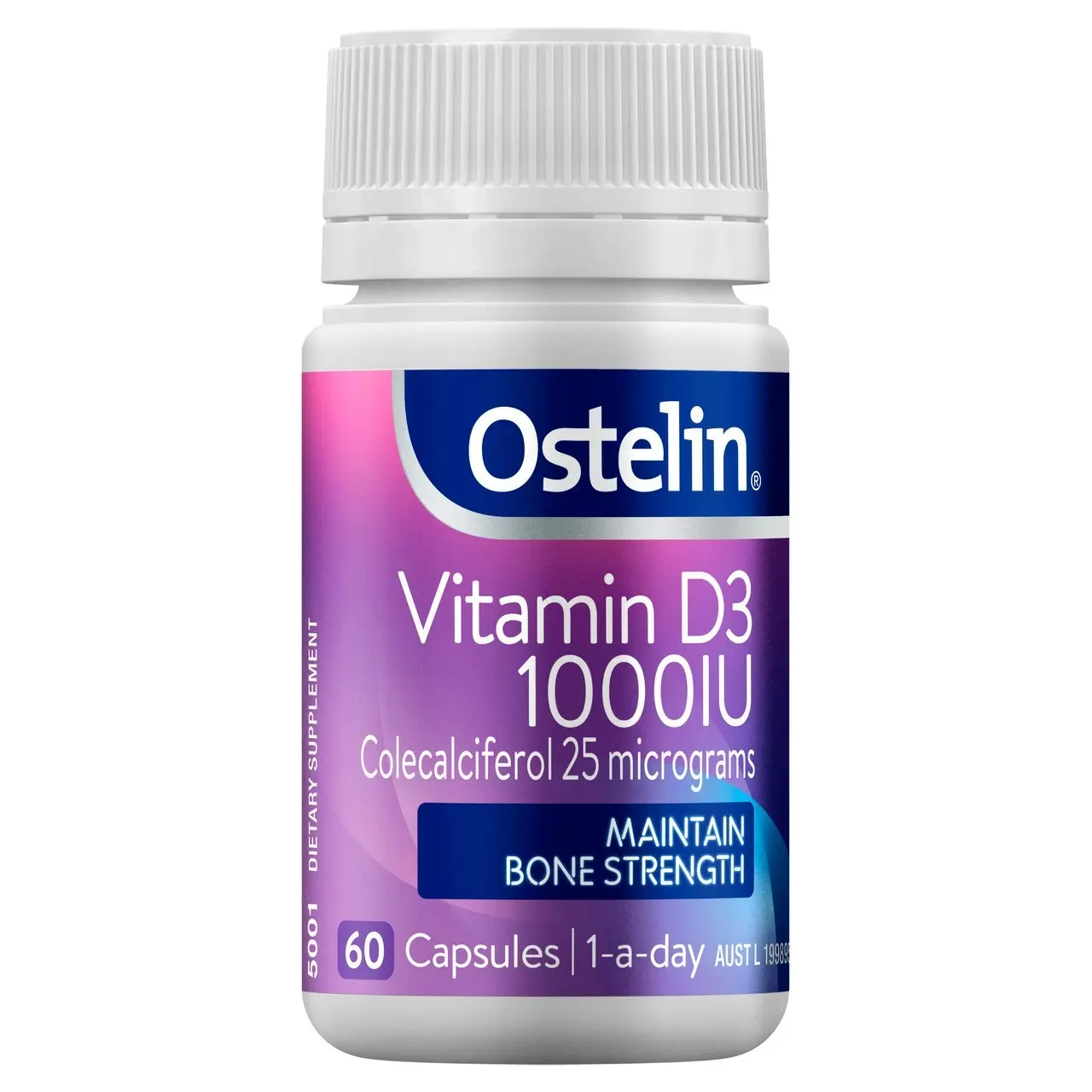 Ostelin Vitamin D3 1000IU Capsules 60 Pack