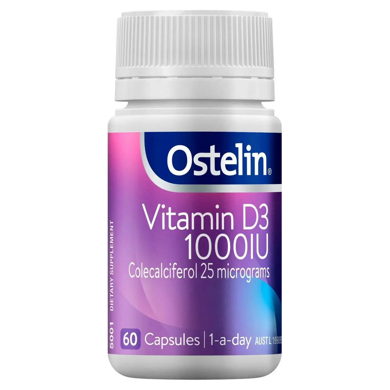 Ostelin Vitamin D3 1000IU Capsules 60 Pack