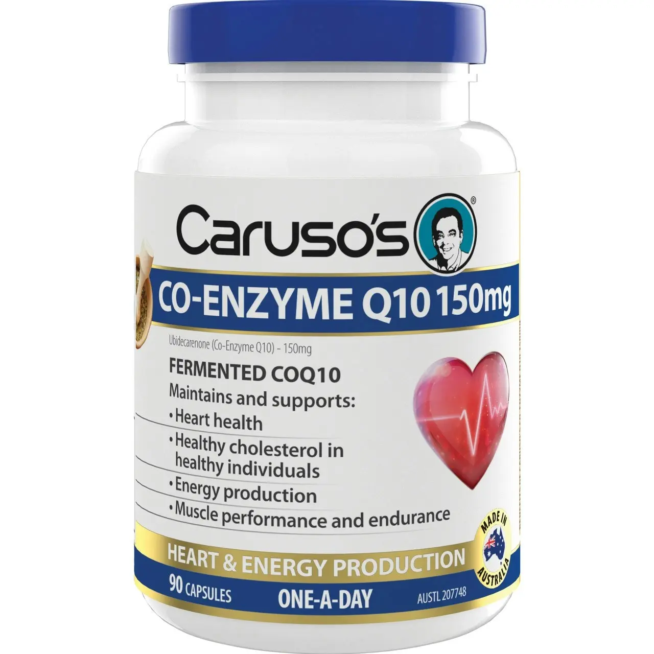 Caruso's Co-Enzyme Q10 150mg 90 Capsules