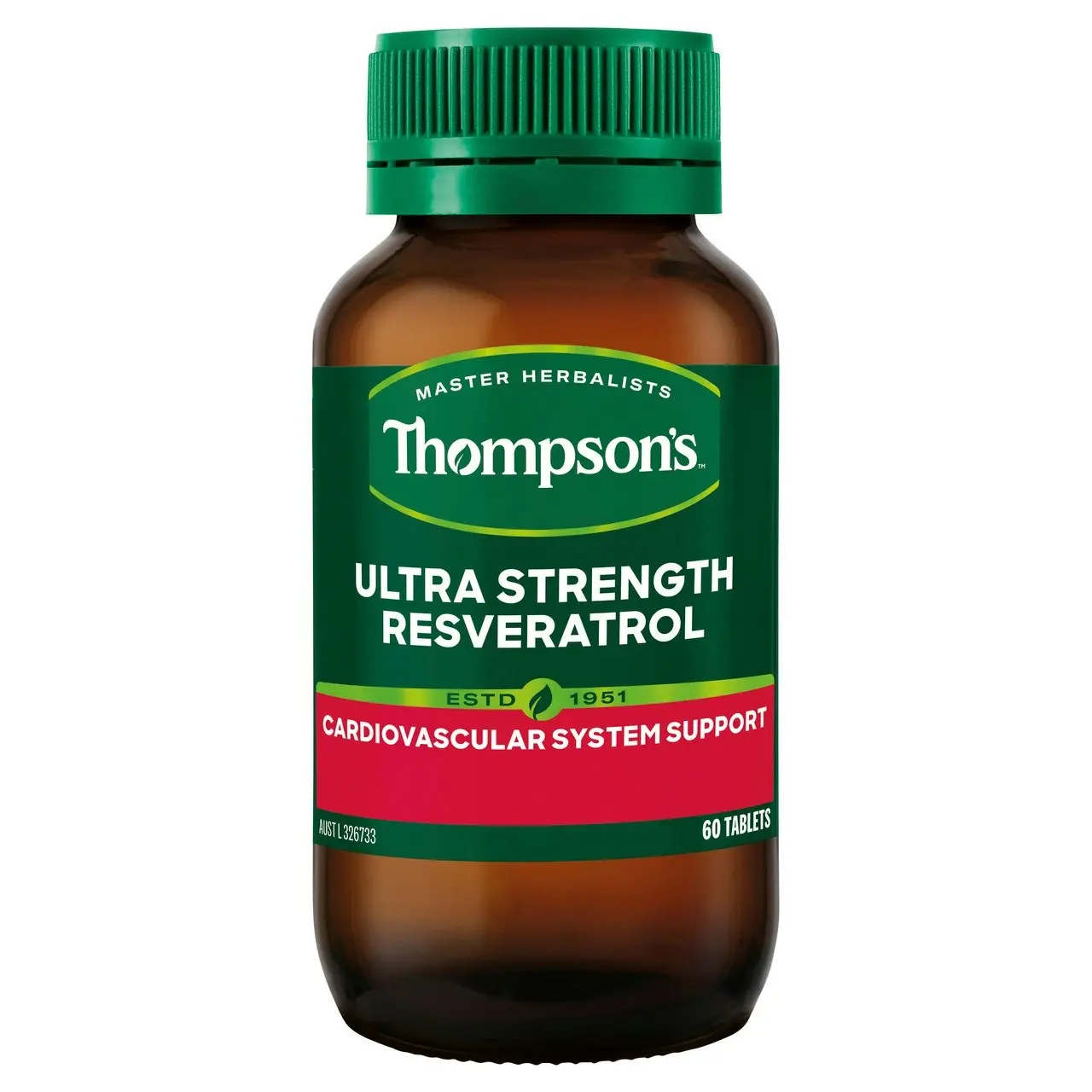 Thompson's Ultra Strength Resveratrol 60 tablets