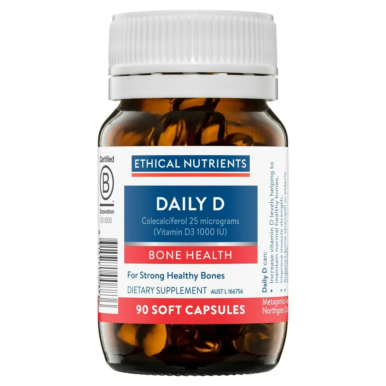 Ethical Nutrients Daily D 90 Capsules