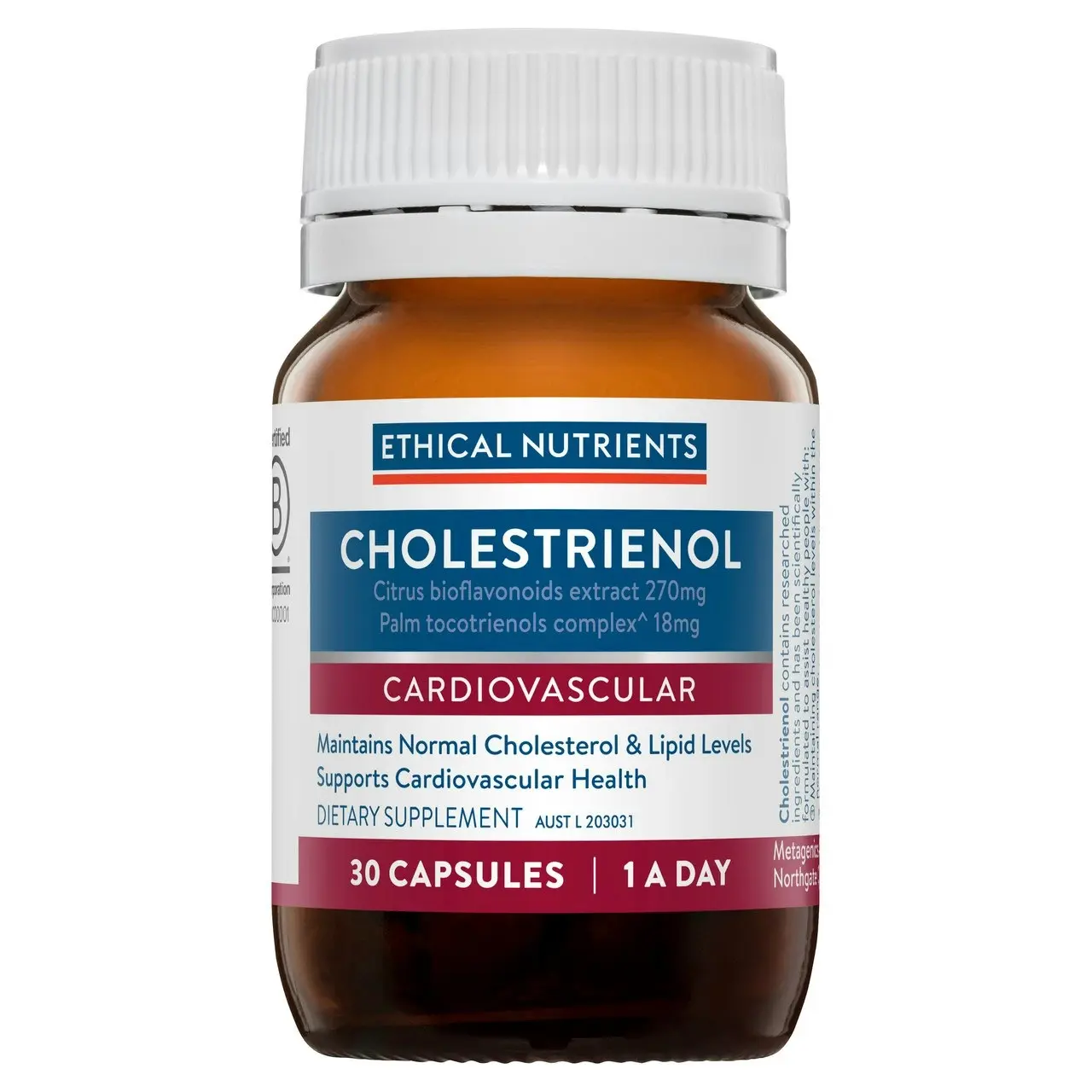 Ethical Nutrients Cholestrienol 30 Capsules