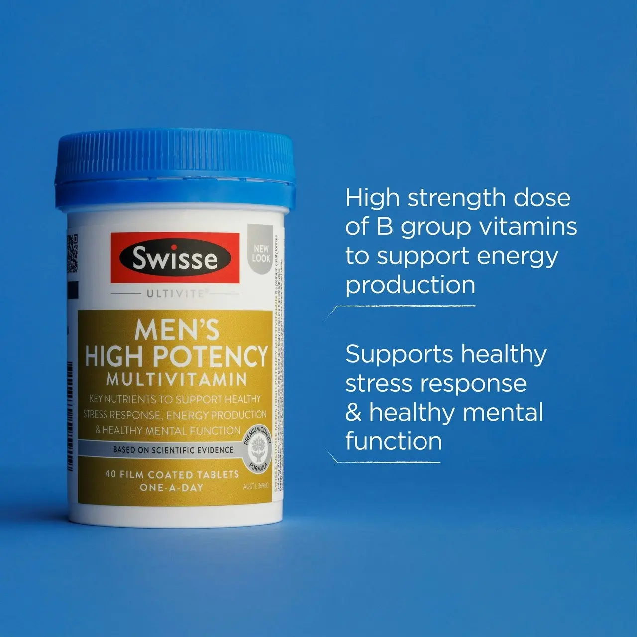 Swisse Ultivite Men's High Potency Multivitamin 40 Tablets