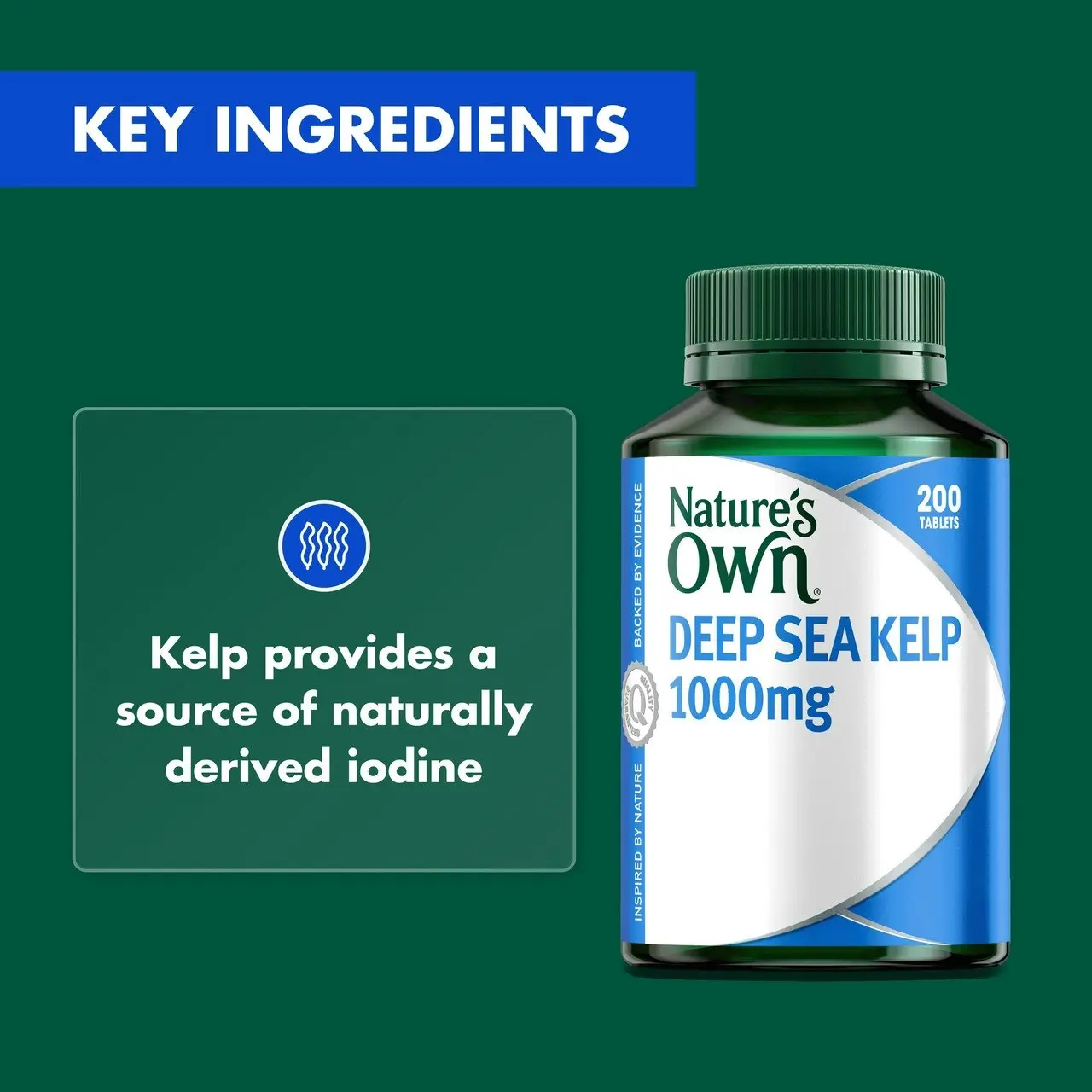 Nature's Own Deep Sea Kelp 1000mg