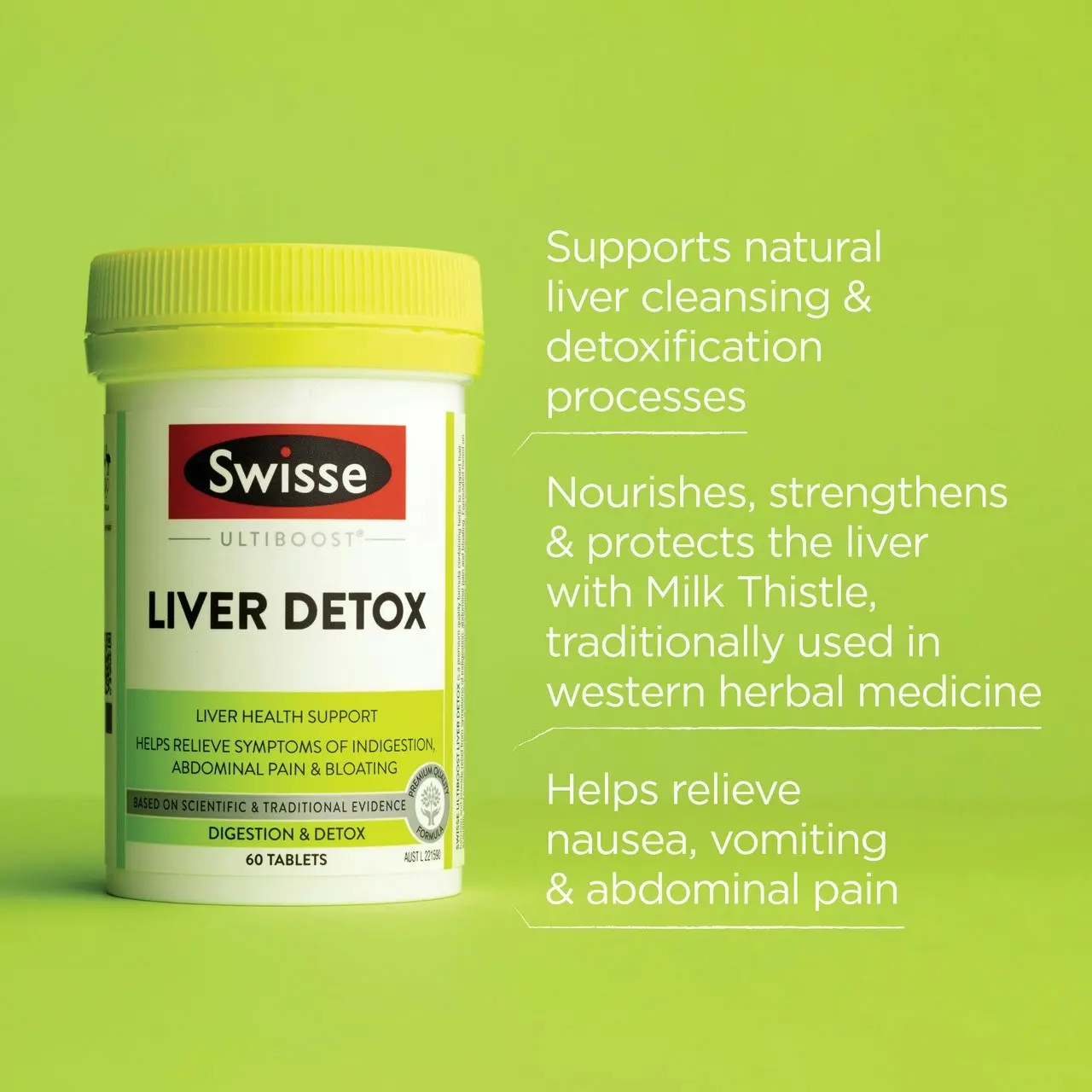 Swisse Ultiboost Liver Detox 60 Tablets