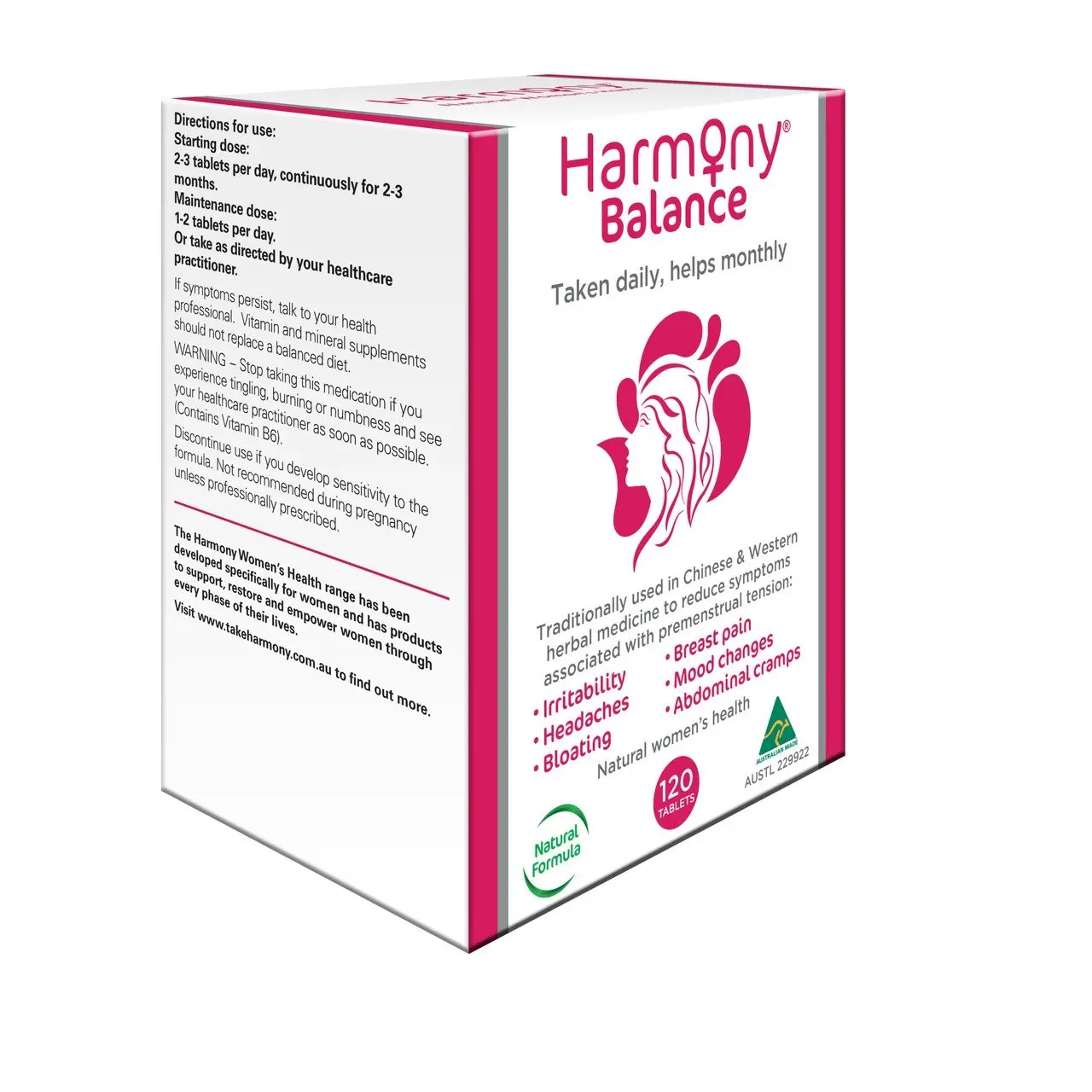 Harmony PMS Support 120 Tablets