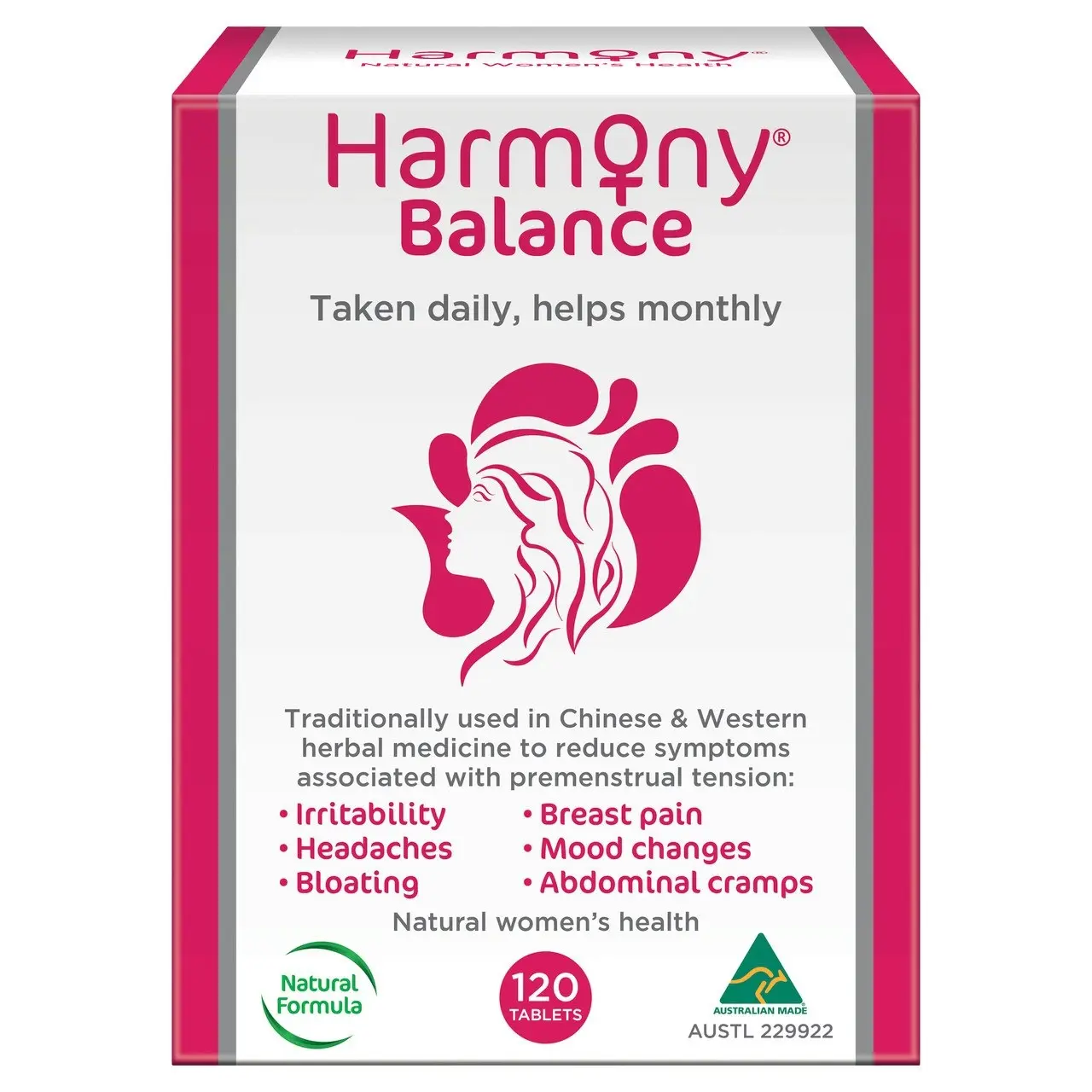 Harmony PMS Support 120 Tablets