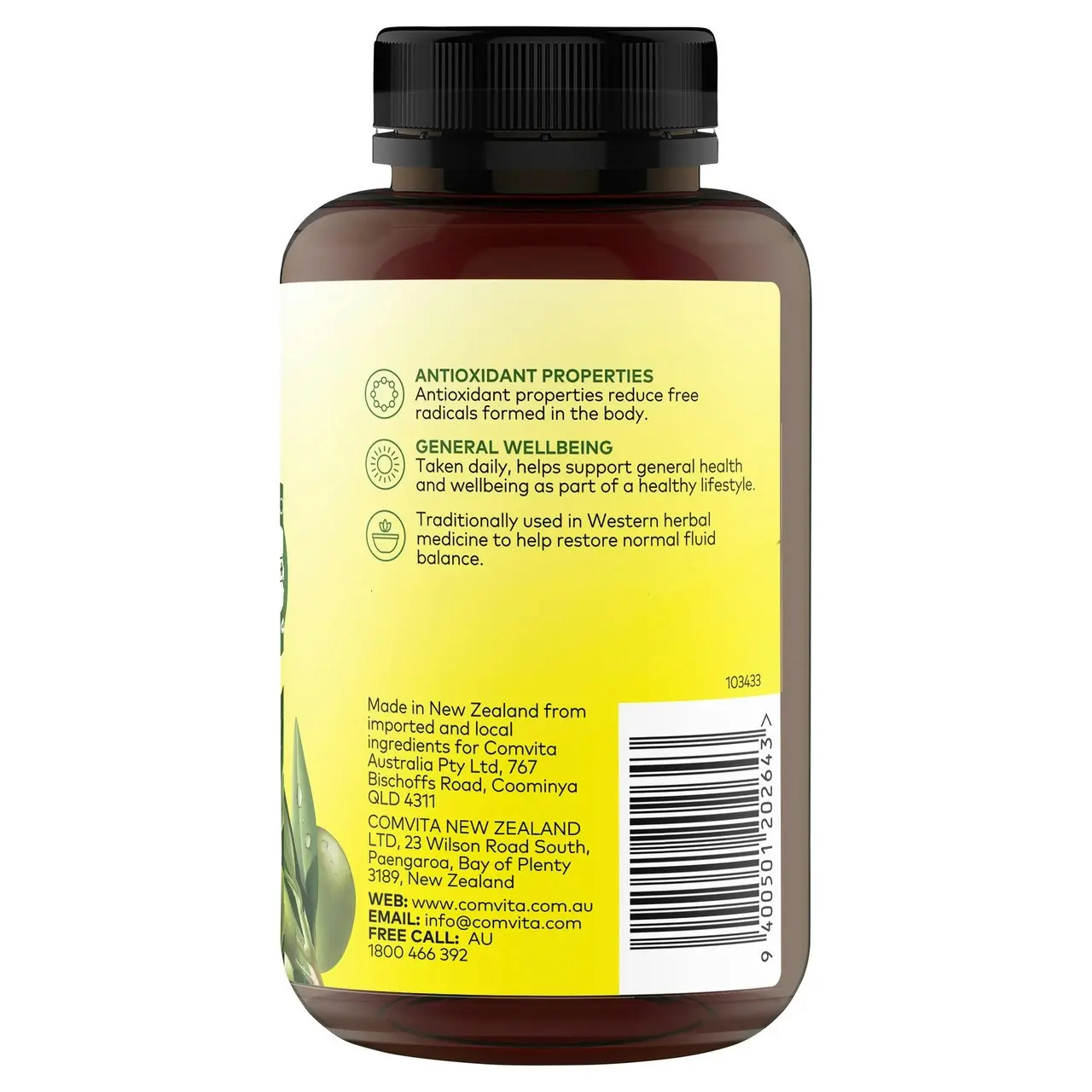 Comvita Olive Leaf Extract High Strength 120 Softgel Capsules