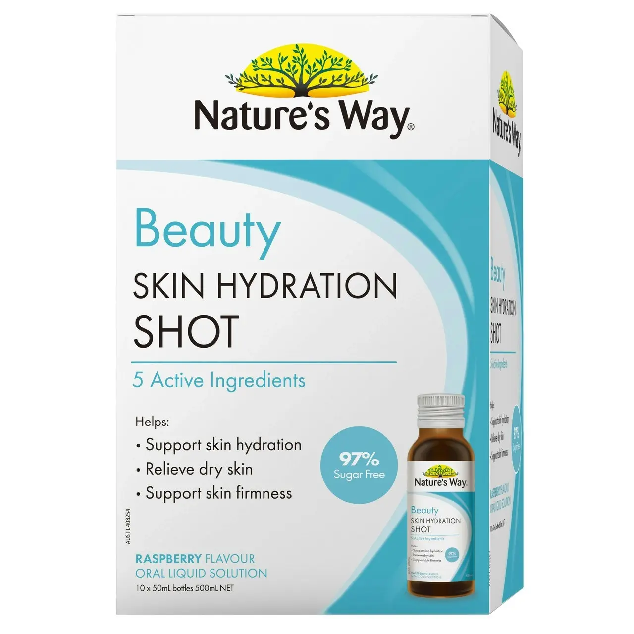 Nature's Way Beauty Skin Hydration shots 10 x 50ml