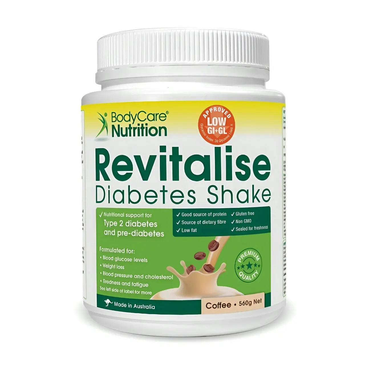 Revitalise Uplifting Health Shake Coffee Flavour 560g