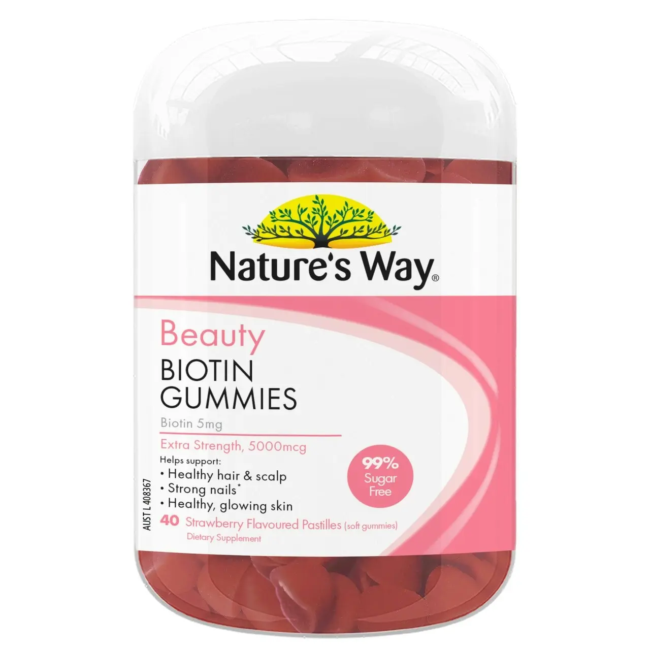 Nature's Way Beauty Biotin Gummies 40