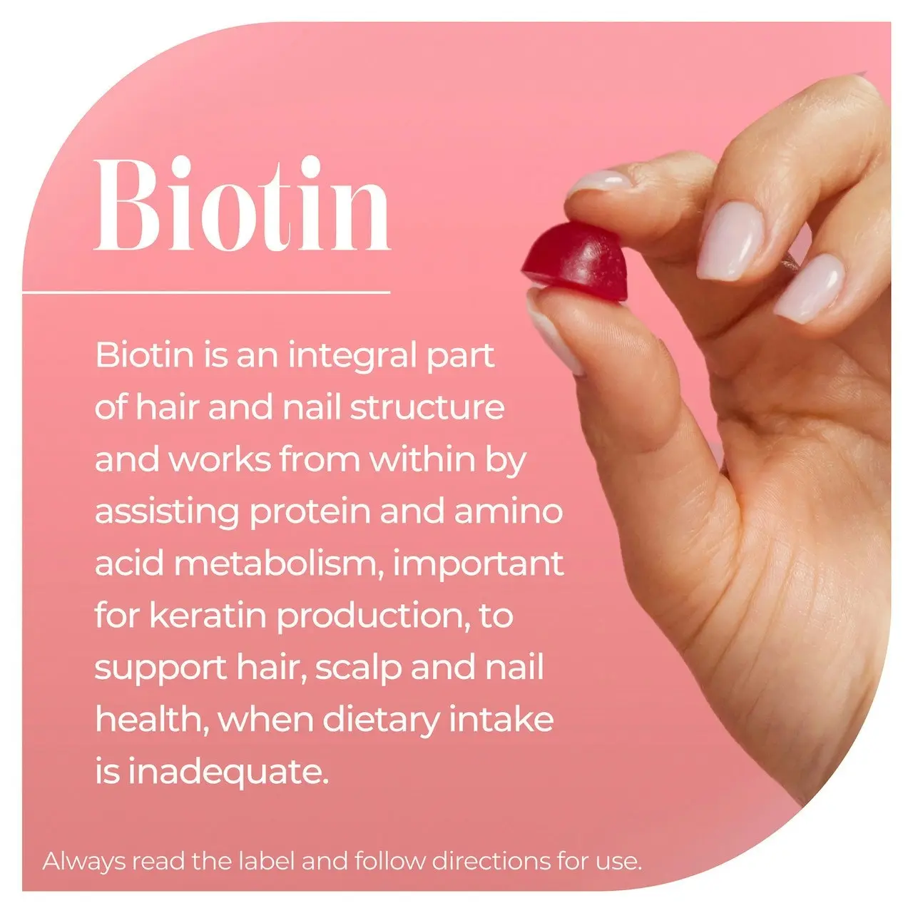 Nature's Way Beauty Biotin Gummies 40