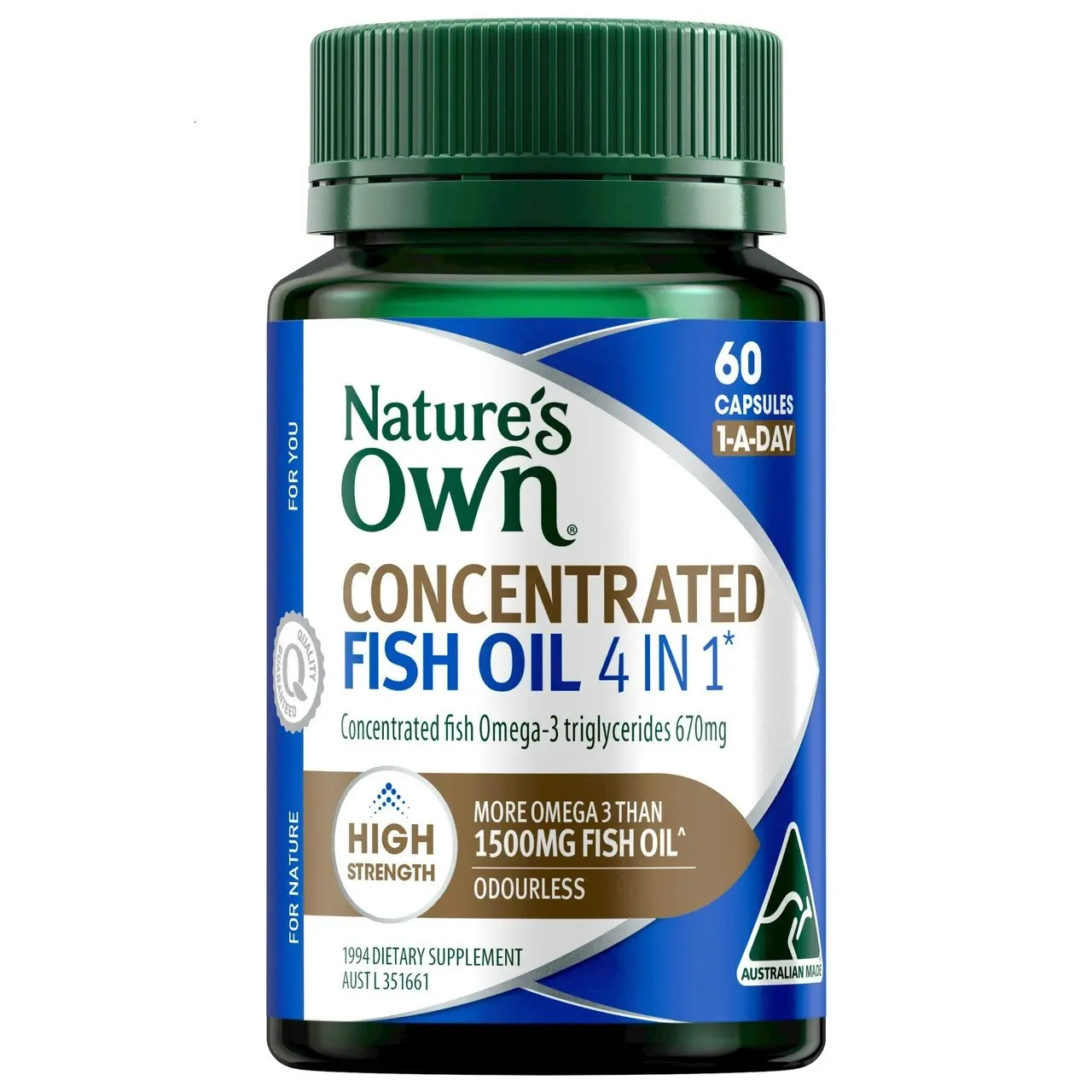 Nature's Own Concentrated Fish Oil 4 in 1