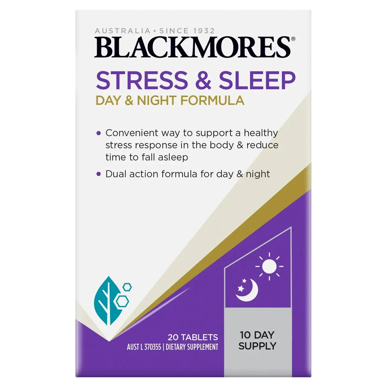 Blackmores Stress + Sleep 20 Tablets