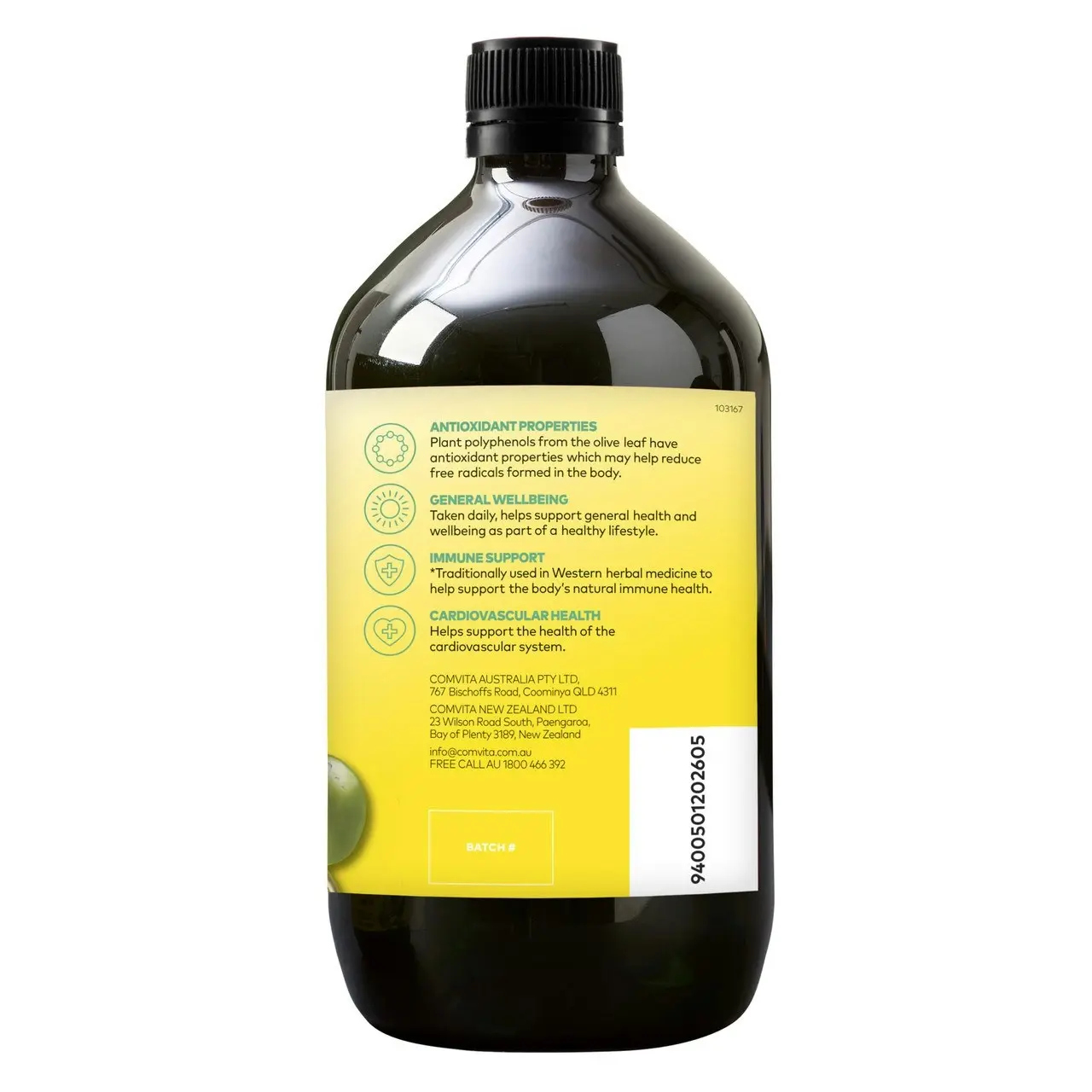 Comvita Olive Leaf Extract Peppermint Flavour 1L