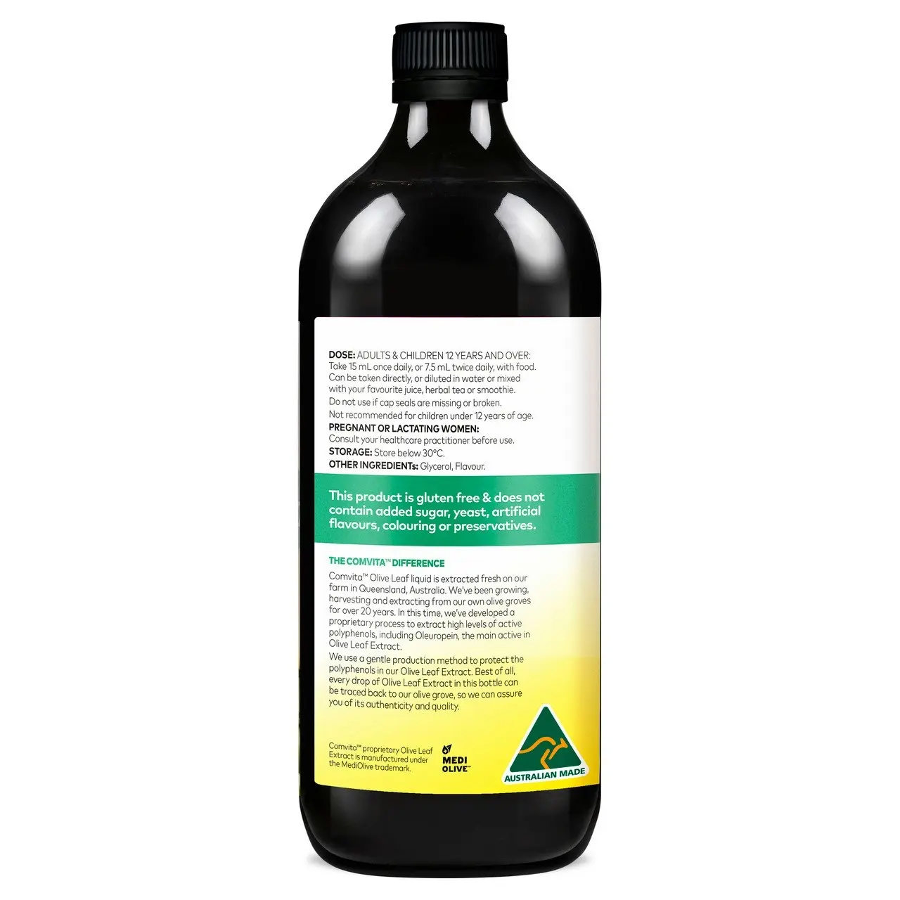 Comvita Olive Leaf Extract Peppermint Flavour 1L