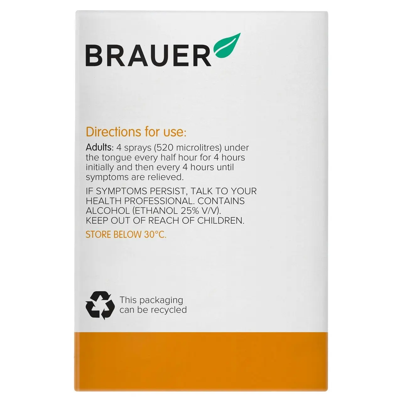 Brauer Arnicaeze Arnica Oral Spray 20ml