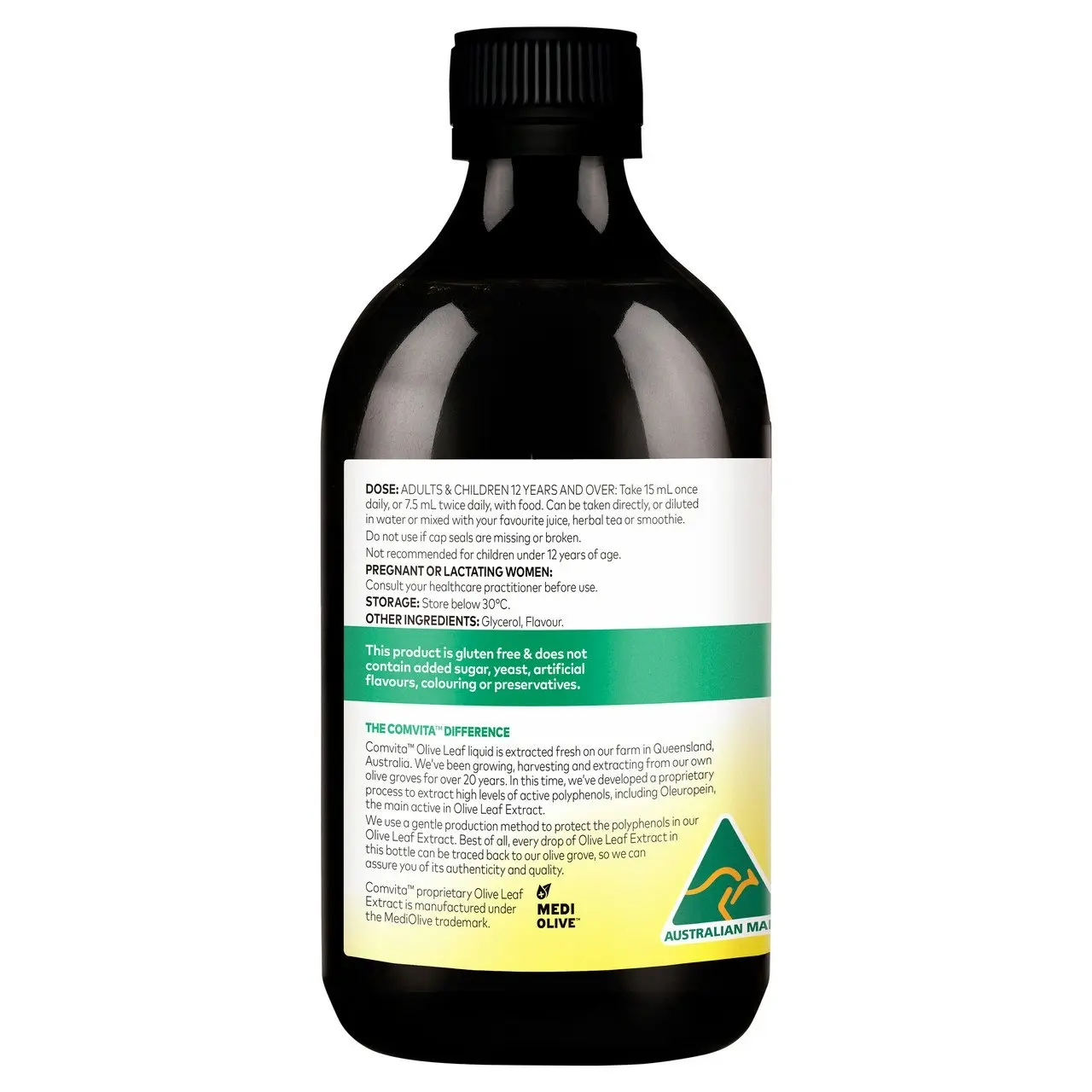 Comvita Olive Leaf Extract Peppermint Flavour 500mL