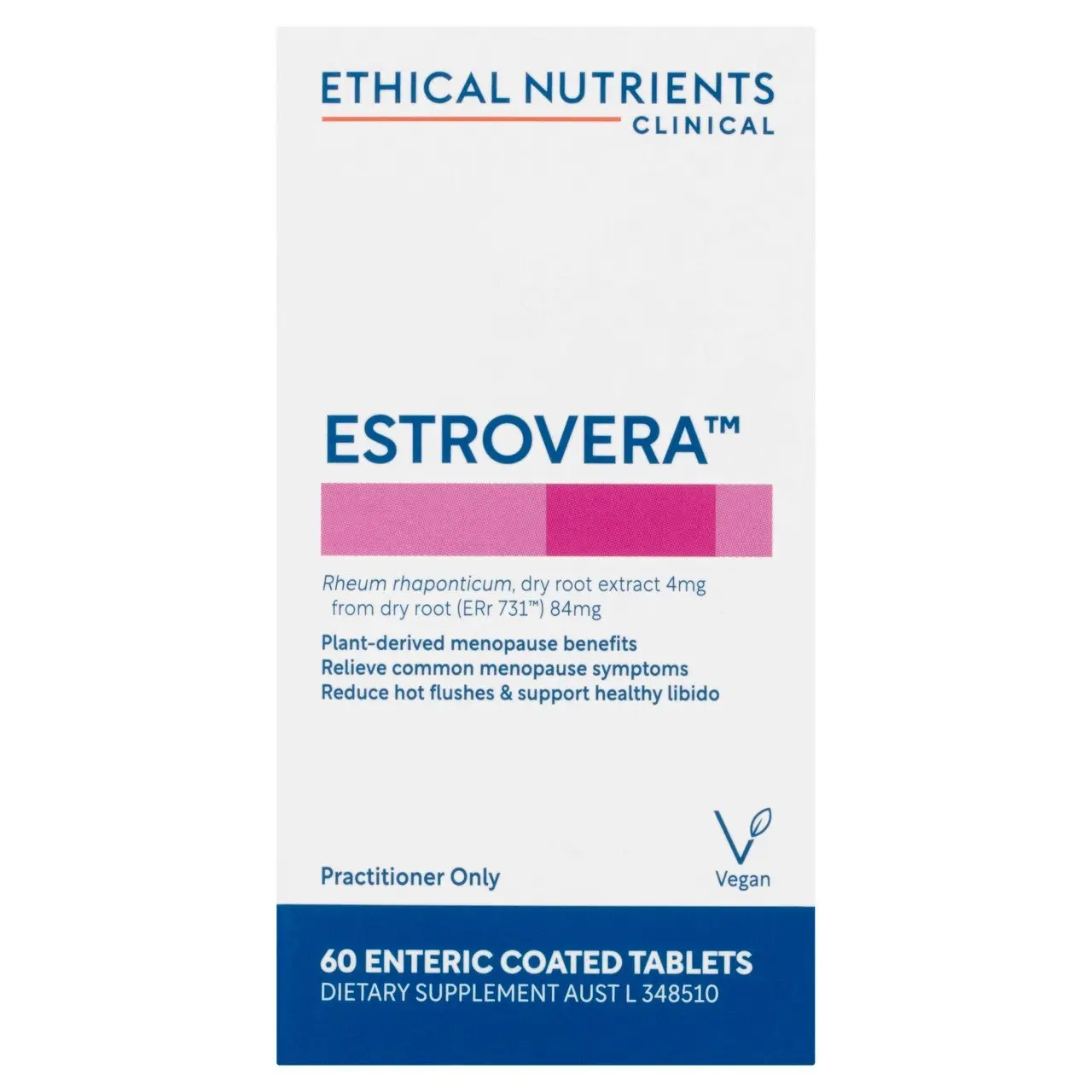 Ethical Nutrients Clinical Estrovera 60 Tablets