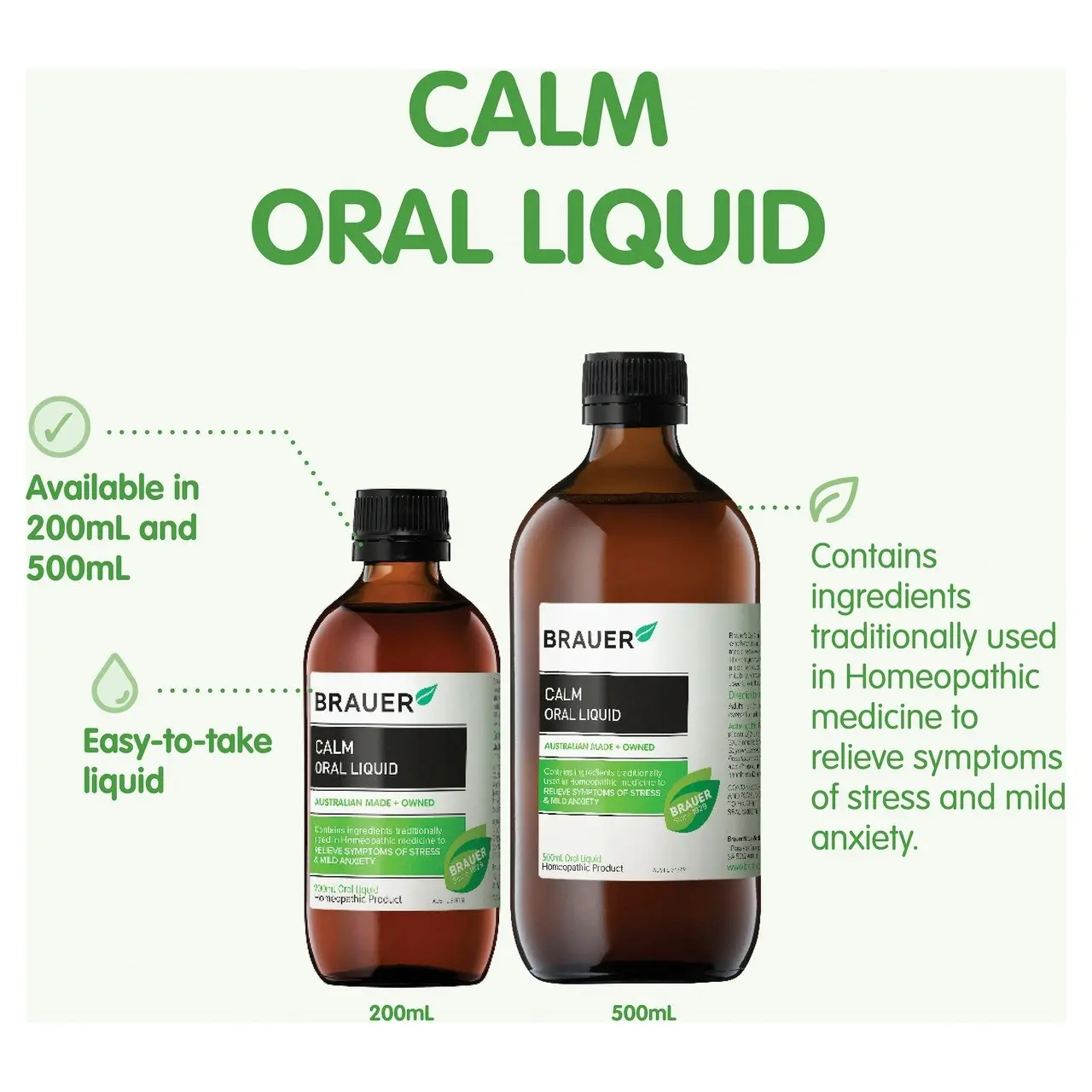 Brauer Calm Oral Liquid 500ml