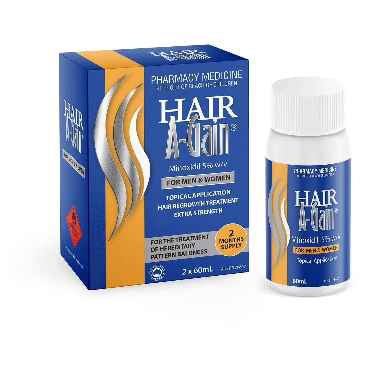 Hair A-Gain 2 Pack 2 x 60mL