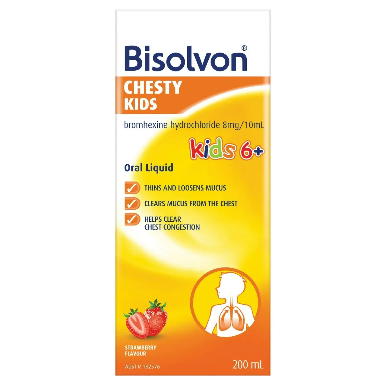 Bisolvon Oral Liquid Chesty Kids 200ml