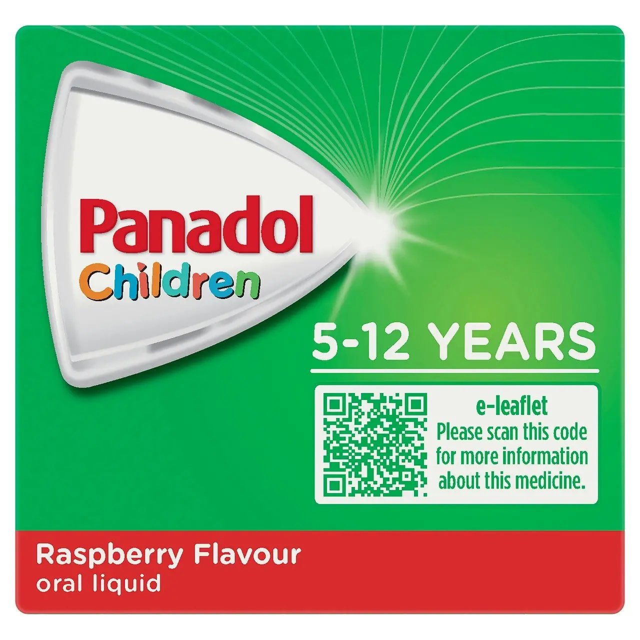 Panadol Children 5-12 Years Elixir, Raspberry Flavour, 200mL