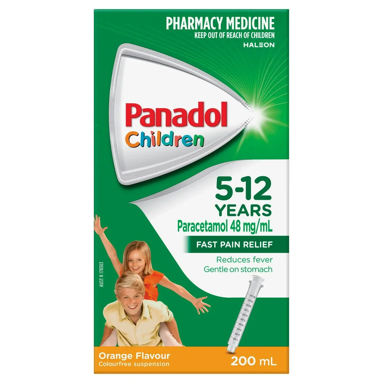 Panadol Children 5-12 Years Orange Flavour 200mL