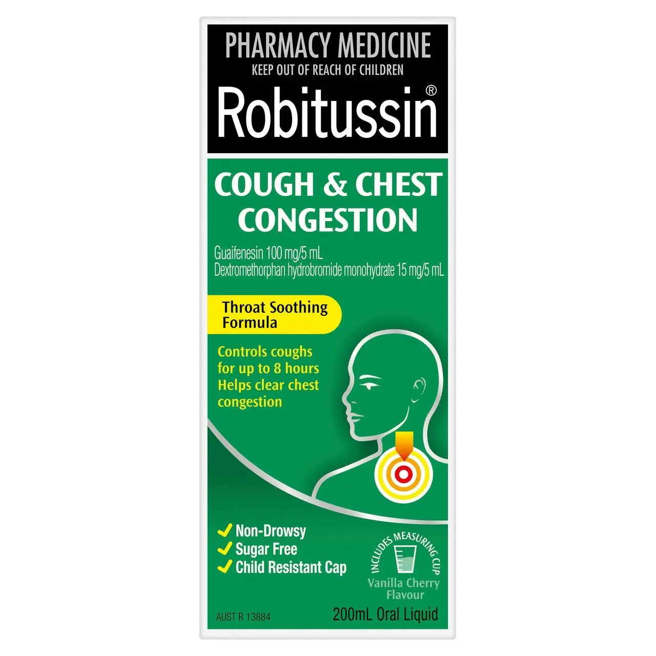 Robitussin Cough & Chest Congestion Cough Liquid 200mL