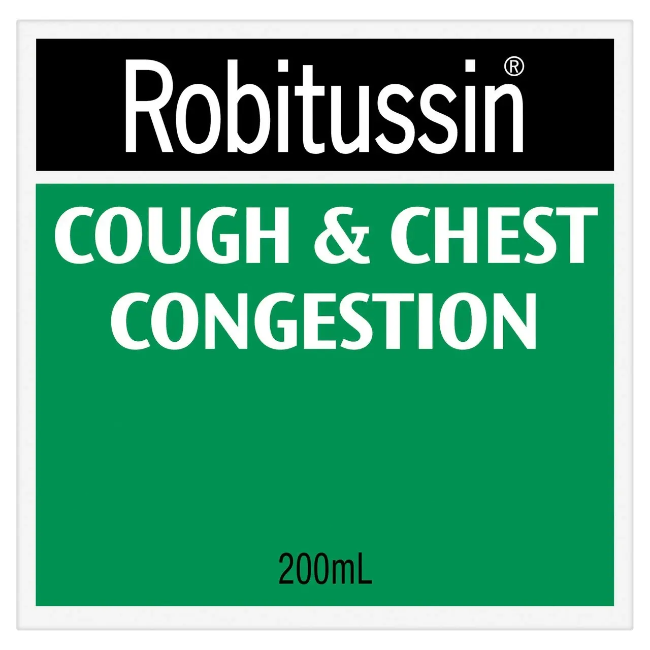 Robitussin Cough & Chest Congestion Cough Liquid 200mL