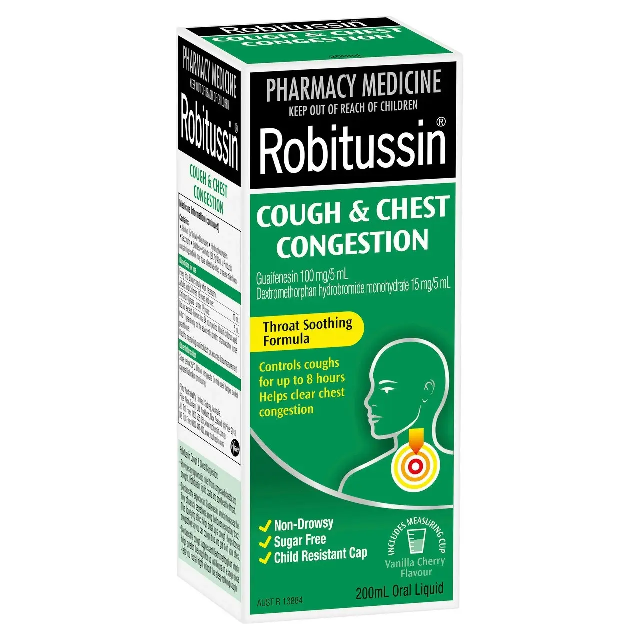 Robitussin Cough & Chest Congestion Cough Liquid 200mL