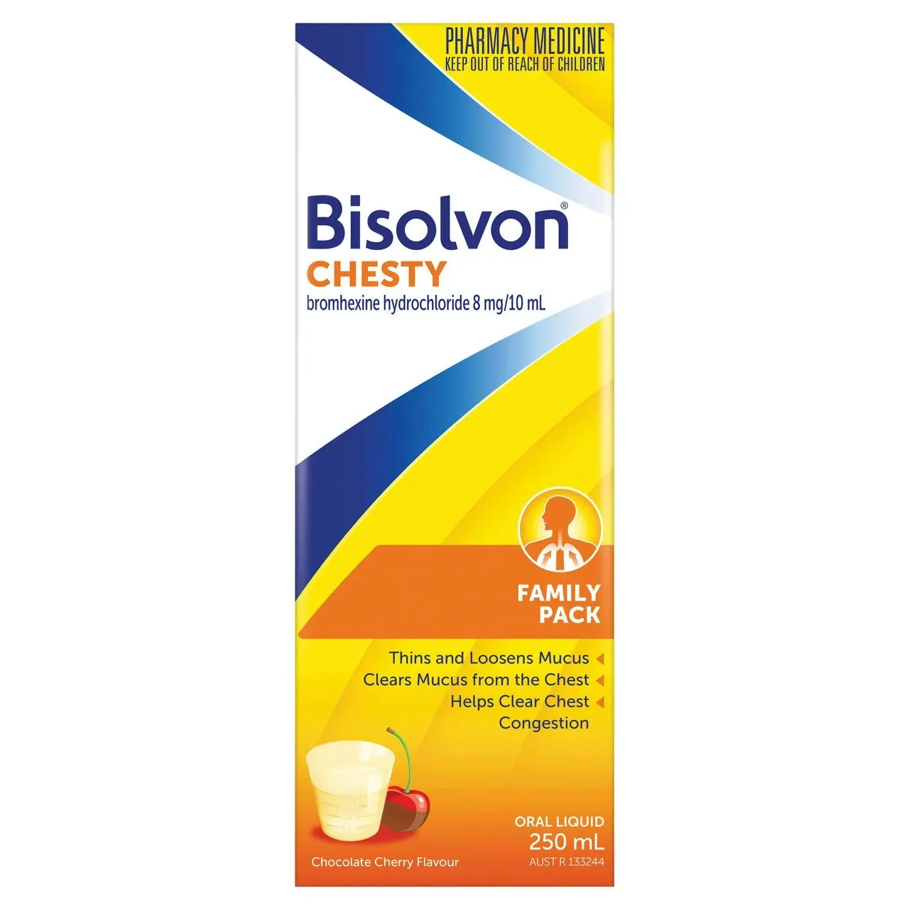 Bisolvon Chesty Liquid 250mL