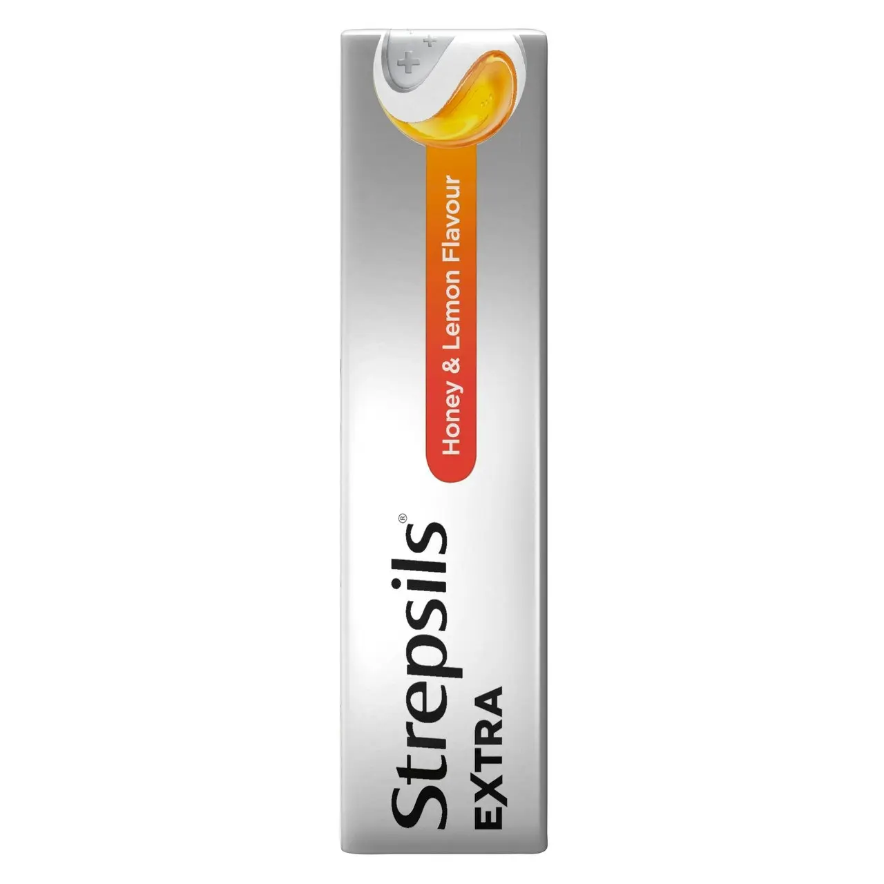 Strepsils Extra Honey and Lemon Fast Numbing Sore Throat Pain Relief with Anaesthetic Lozenges 16pk