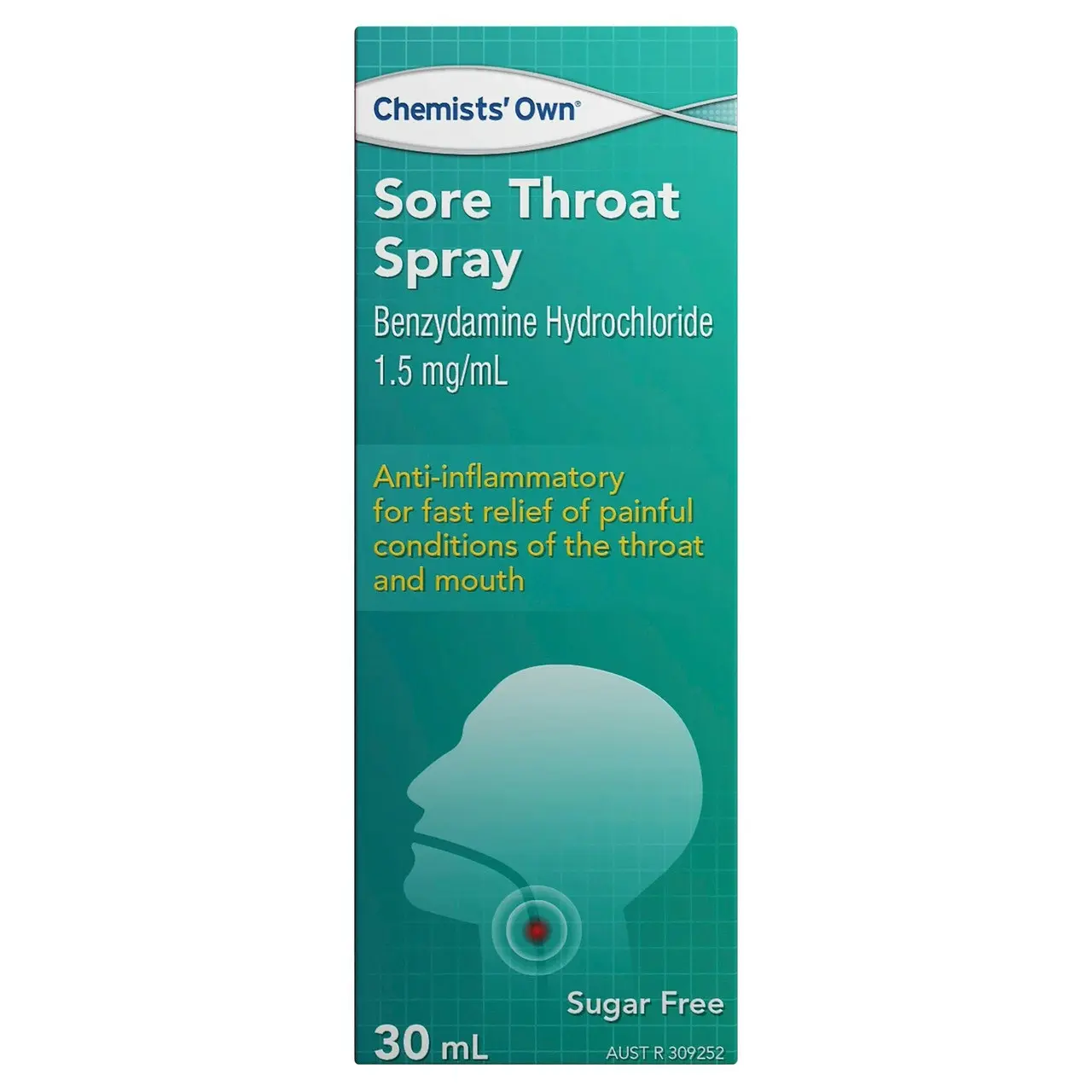 Chemists' Own Sore Throat Spray 30mL