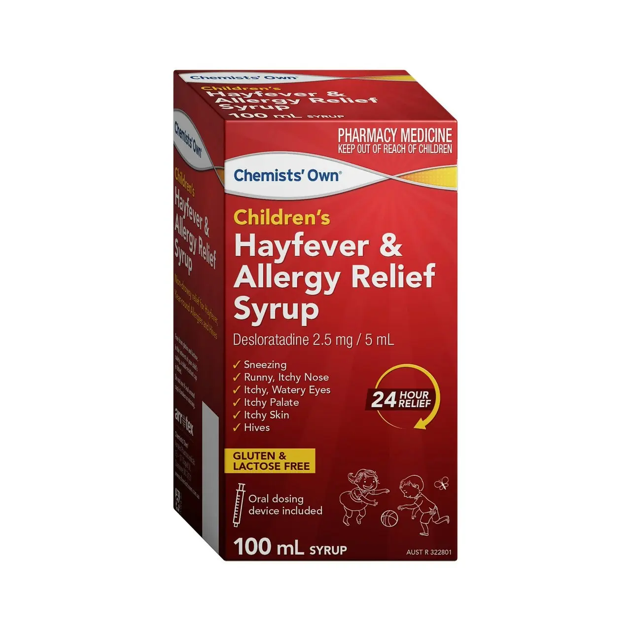 Chemists' Own Children's Hayfever & Allergy Relief Syrup 100mL