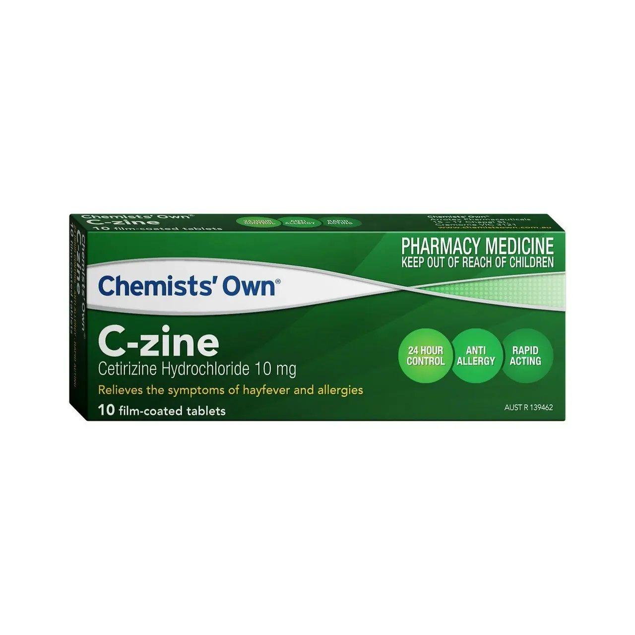 Chemists' Own C-Zine Tablets 10mg 10