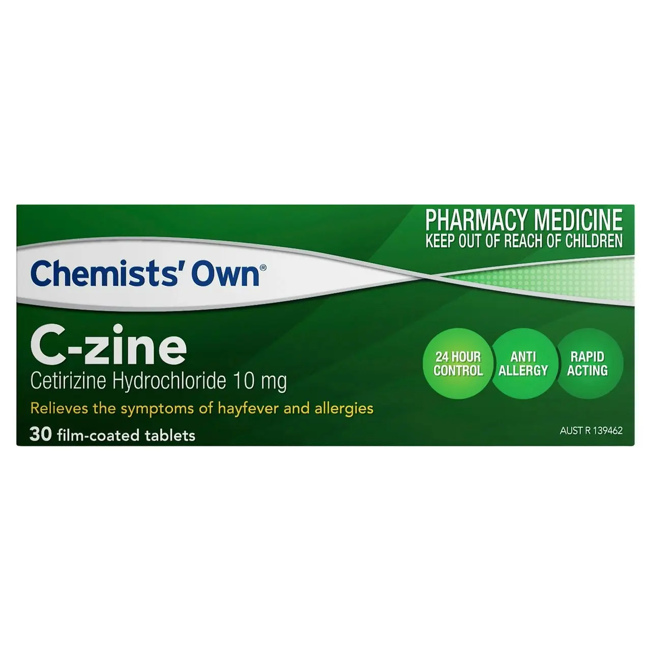 Chemists' Own C-Zine Tablets 10mg 30