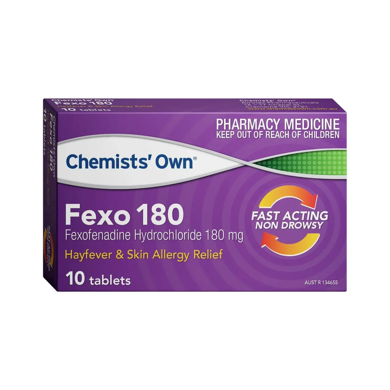 Chemists' Own Fexo Tablets 180mg 10