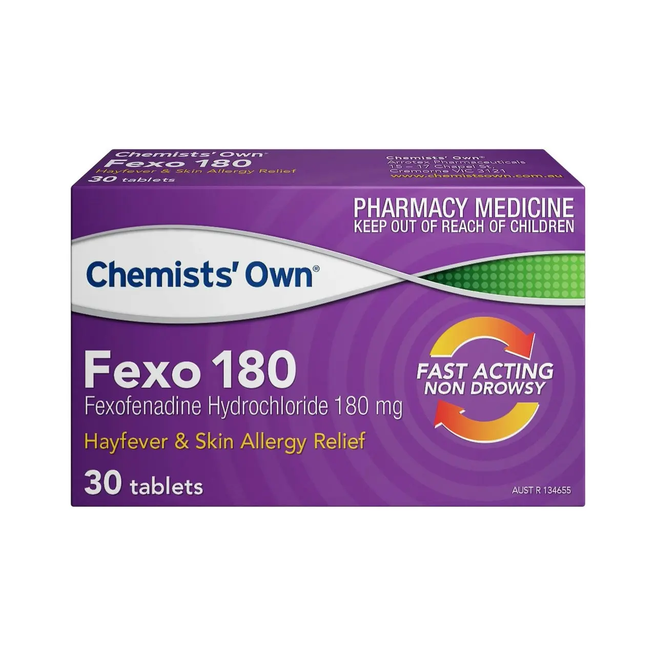 Chemists' Own Fexo Tablets 180mg 30