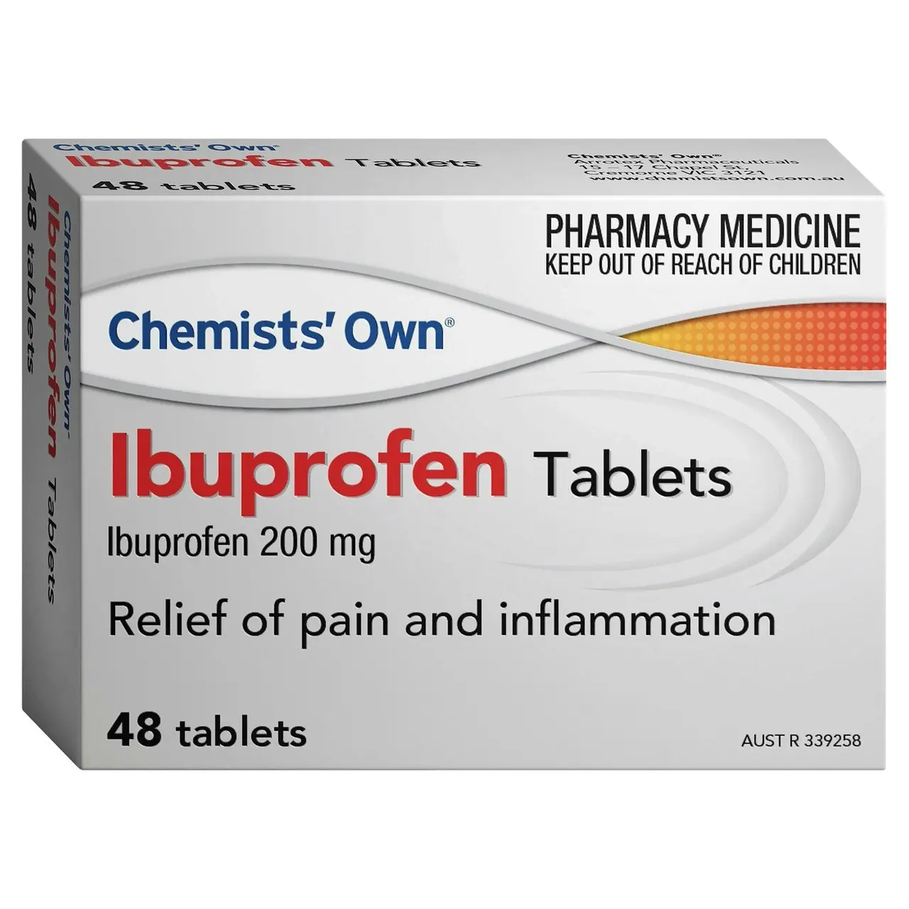 Chemists' Own Ibuprofen Tablets 200mg 48