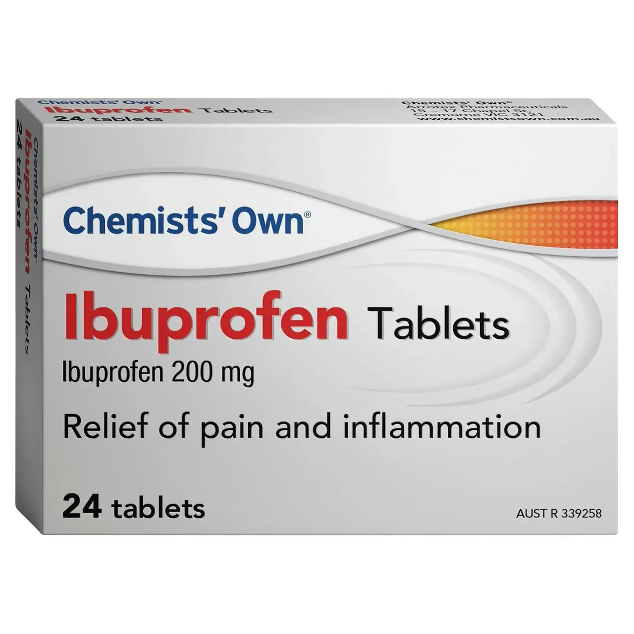 Chemists' Own Ibuprofen Tablets 200mg 24