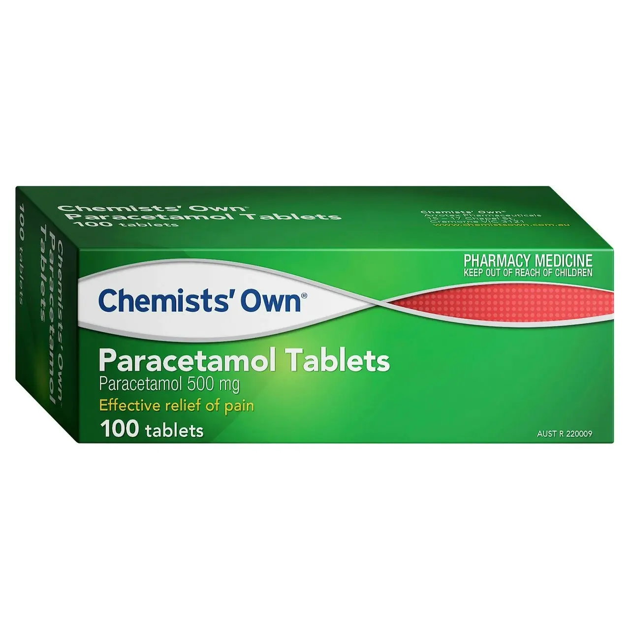 Chemists' Own Paracetamol Tablets 100