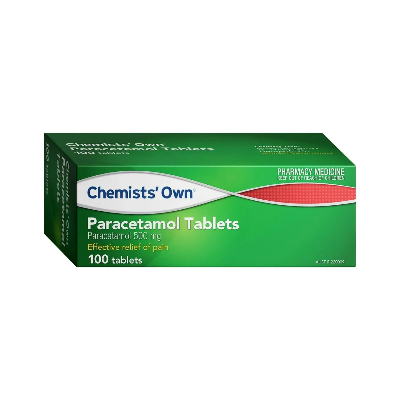 Chemists' Own Paracetamol Tablets 100