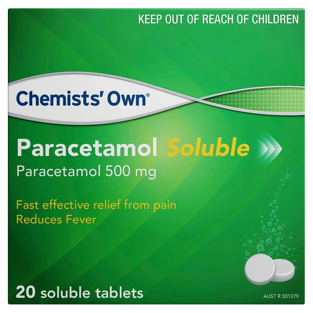 Chemists' Own Paracetamol Soluble Tablets 20