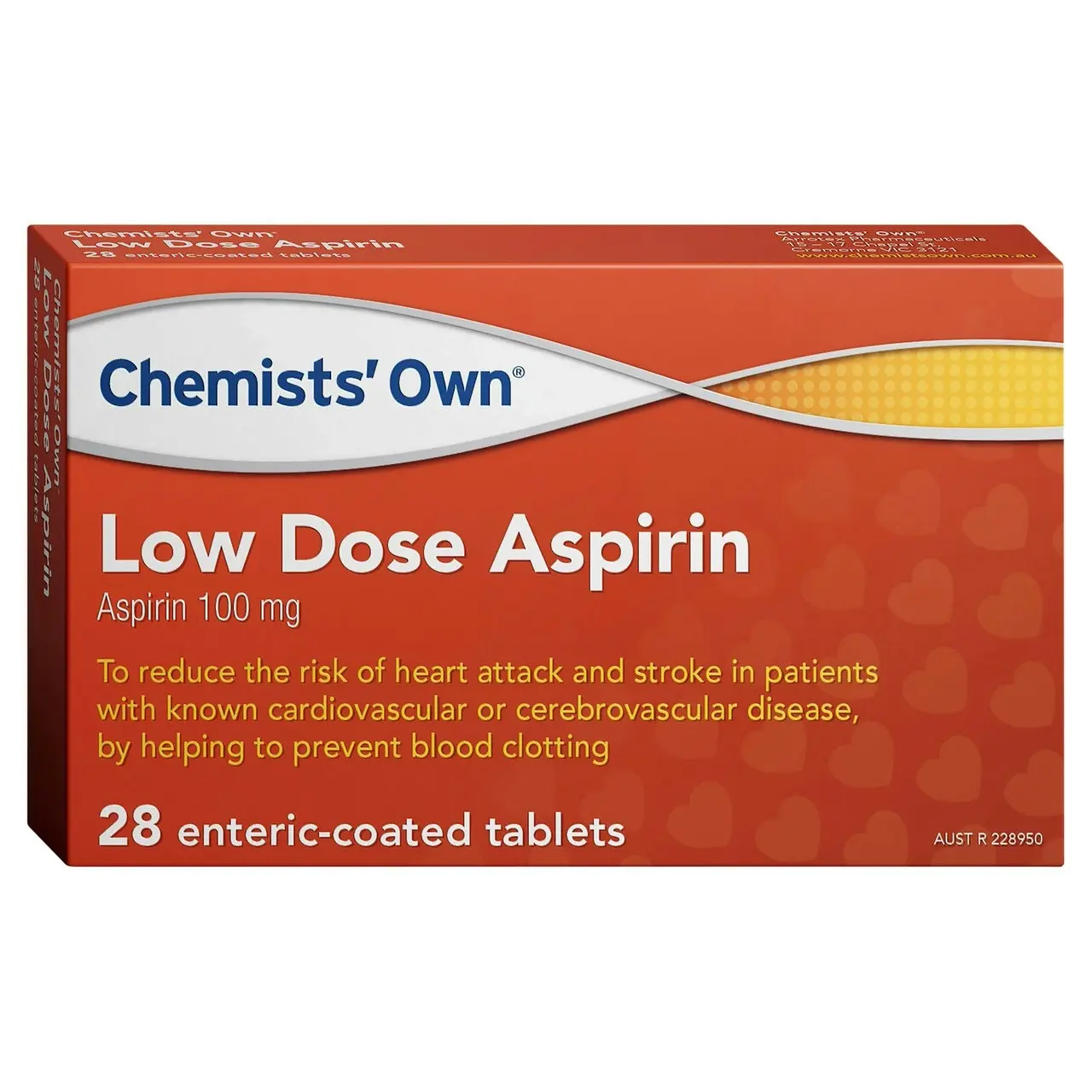 Chemists' Own Low Dose Aspirin Tablets 28