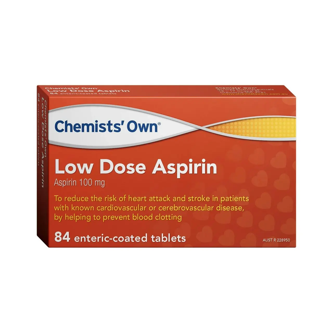 Chemists' Own Low Dose Aspirin Tablets 84