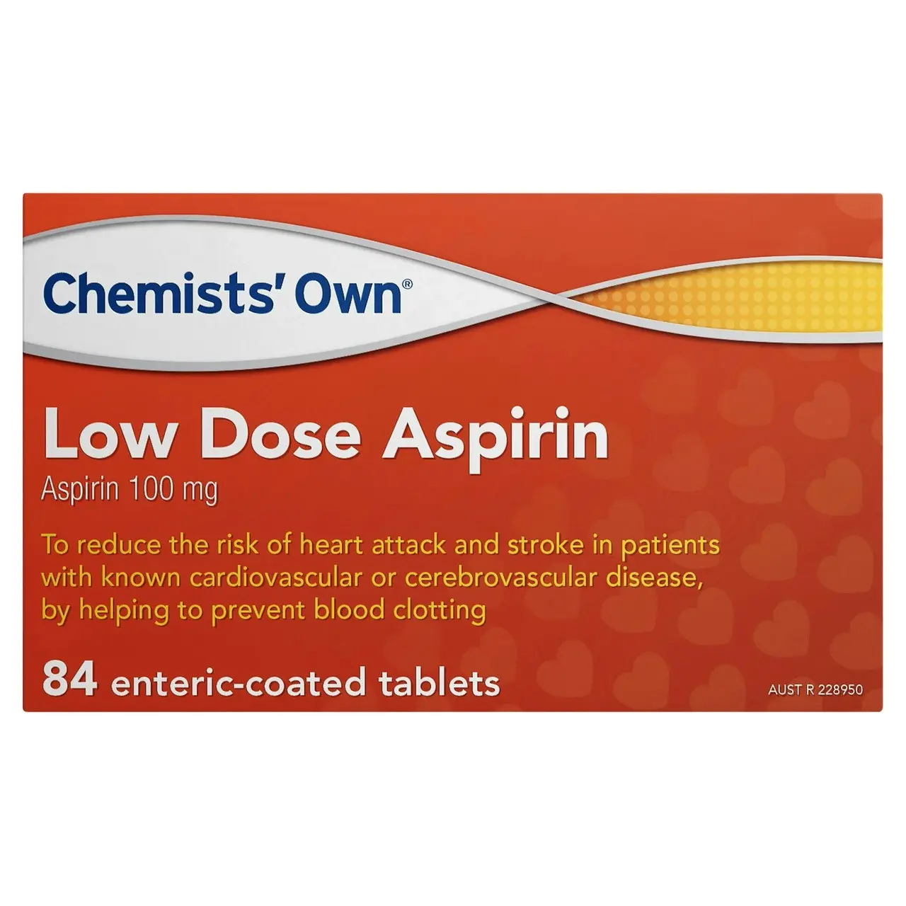 Chemists' Own Low Dose Aspirin Tablets 84