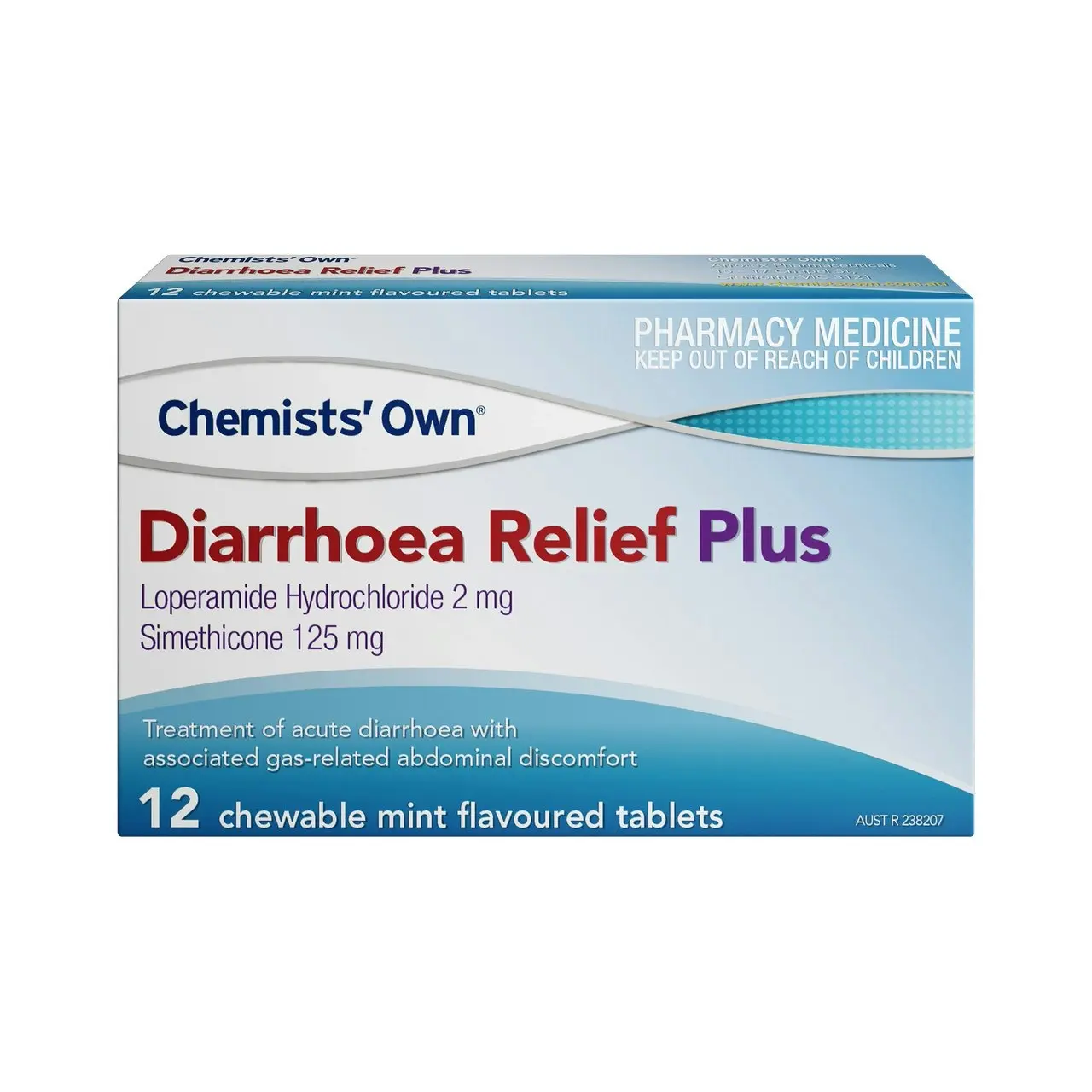 Chemists' Own Diarrhoea Relief Plus Tablets 12