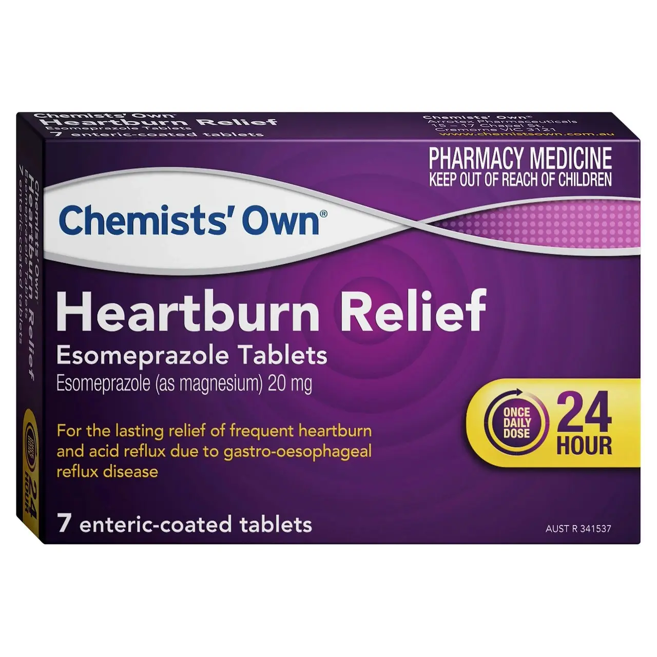 Chemists' Own Heartburn Relief Esomeprazole Tablets 20mg 7