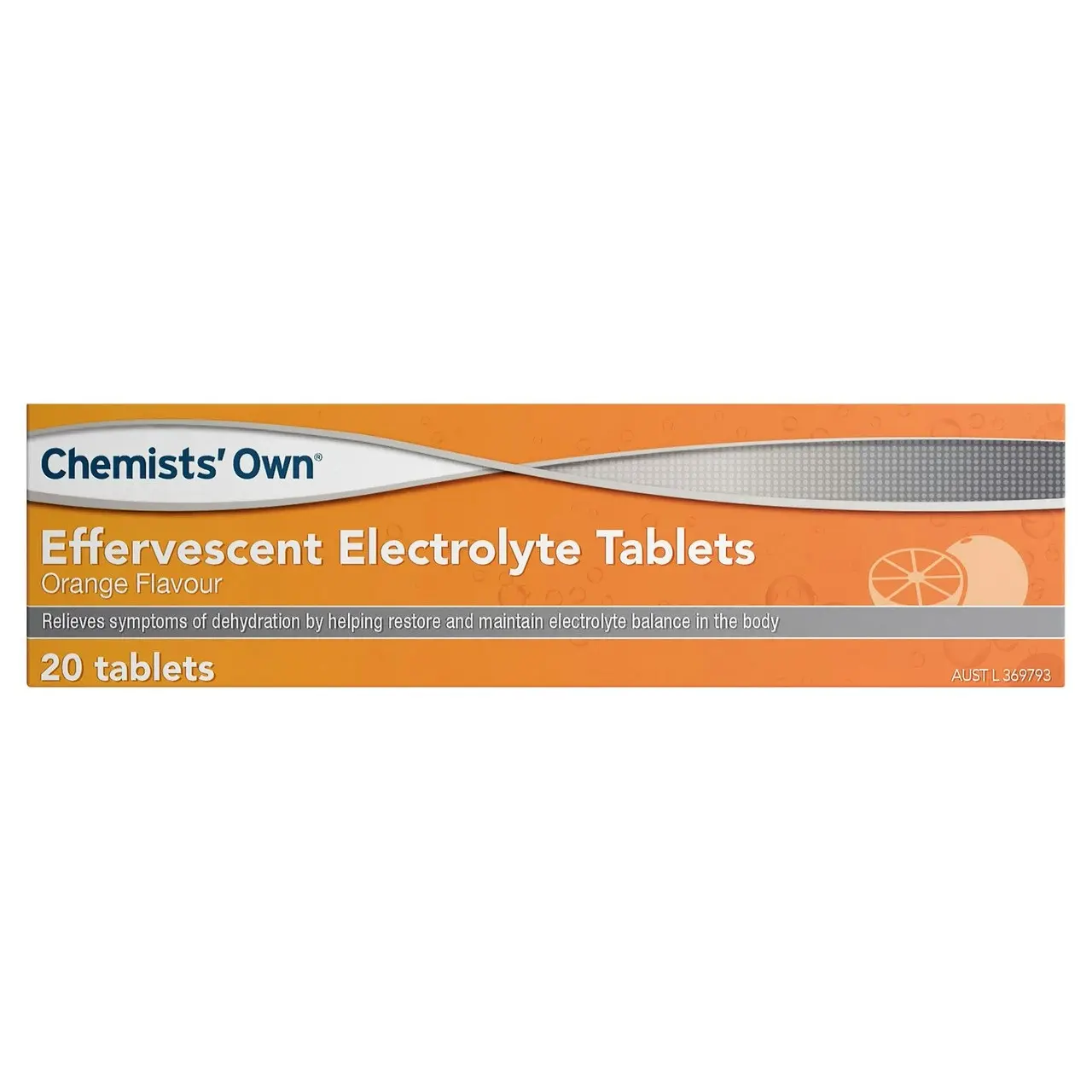 Chemists Own Effervesecent Electrolyte Tablets Orange 20